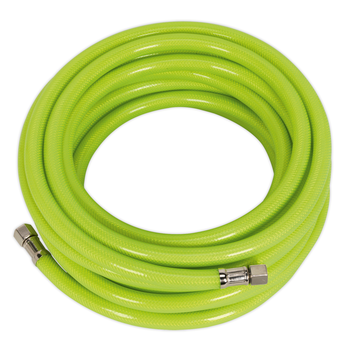 10m x Ø8mm High-Visibility Air Hose with 1/4"BSP Unions