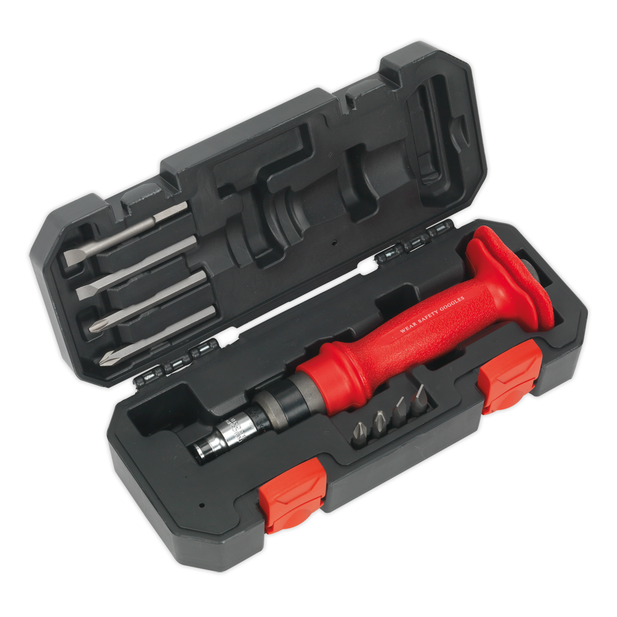 10pc Heavy-Duty Impact Driver Set with Protection Grip