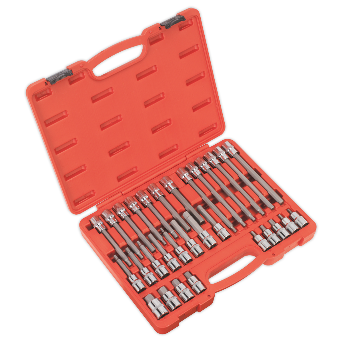 30pc 1/2"Sq Drive Hex Socket Bit Set