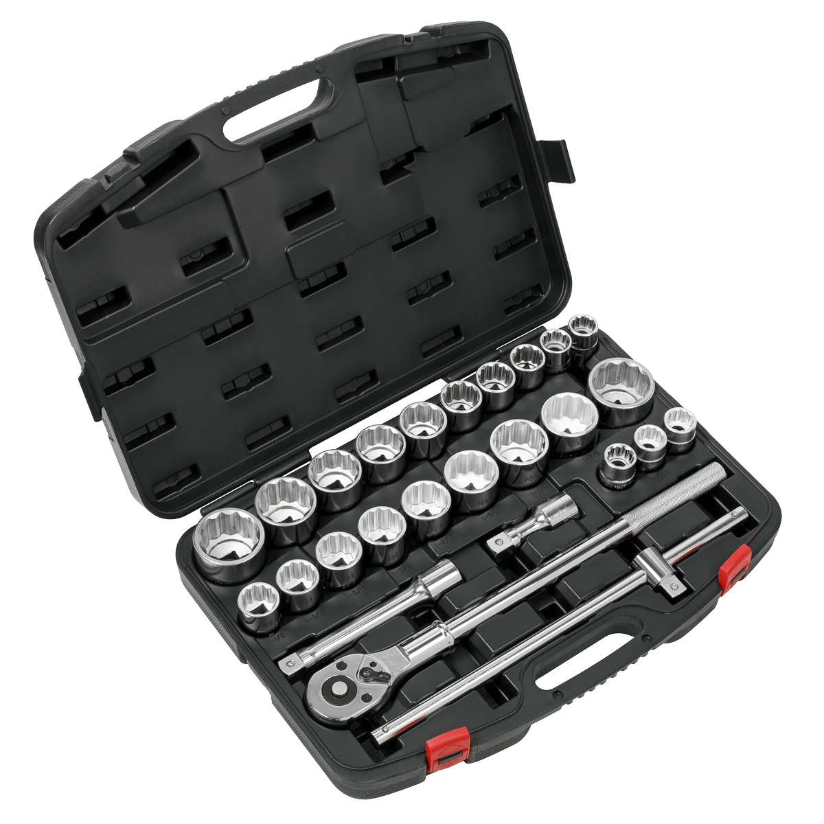 26pc 3/4"Sq Drive 12-point WallDrive® Socket Set - Metric/Imperial