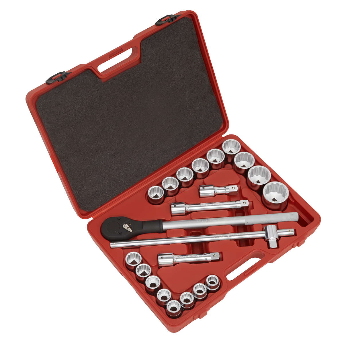 22pc 3/4"Sq Drive 12-point WallDrive® Socket Set