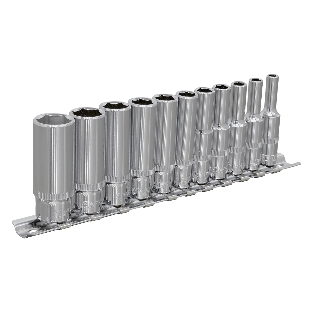 11pc 1/4"Sq Drive Deep WallDrive® Socket Set - Imperial