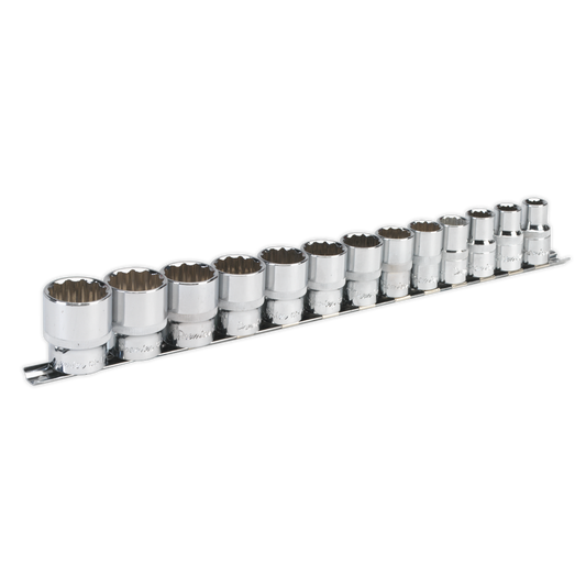 13pc 1/2"Sq Drive 12pt WallDrive® Socket Set - Imperial