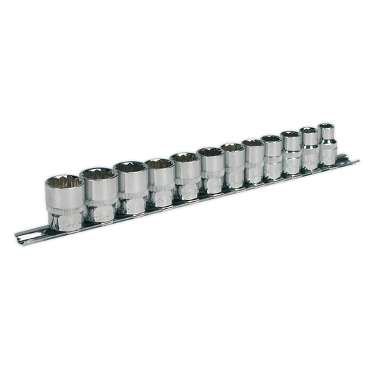 12pc 3/8"Sq Drive 12pt WallDrive® Socket Set