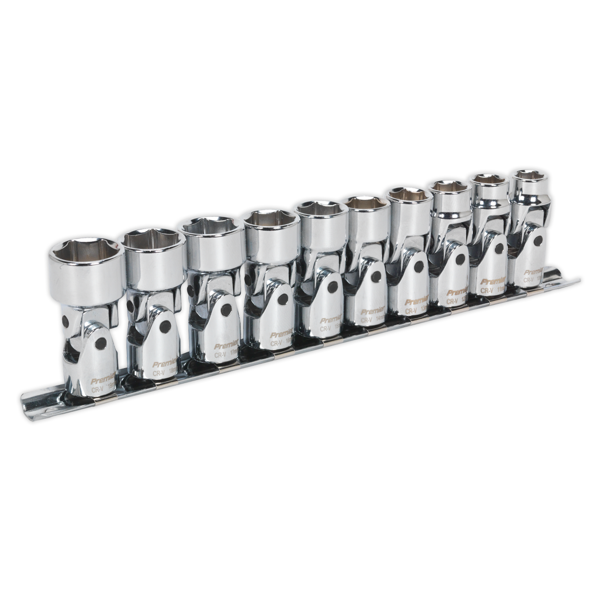 10pc 3/8"Sq Drive Universal Joint WallDrive® Socket Set