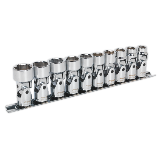 10pc 3/8"Sq Drive Universal Joint WallDrive® Socket Set