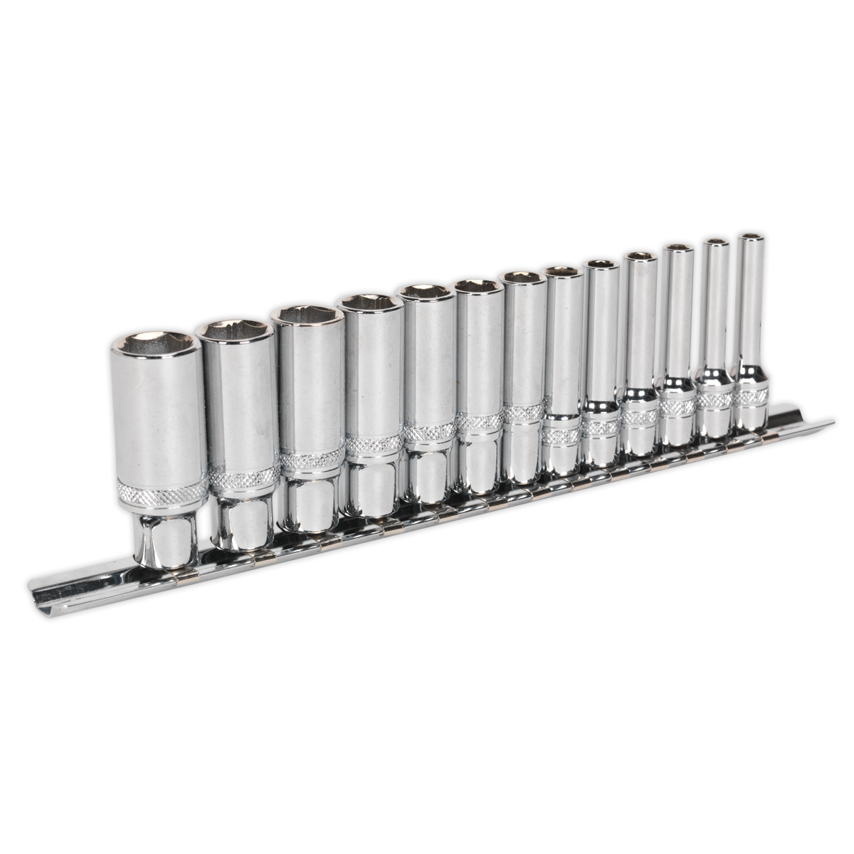 13pc 1/4"Sq Drive Deep Lock-On™ Socket Set