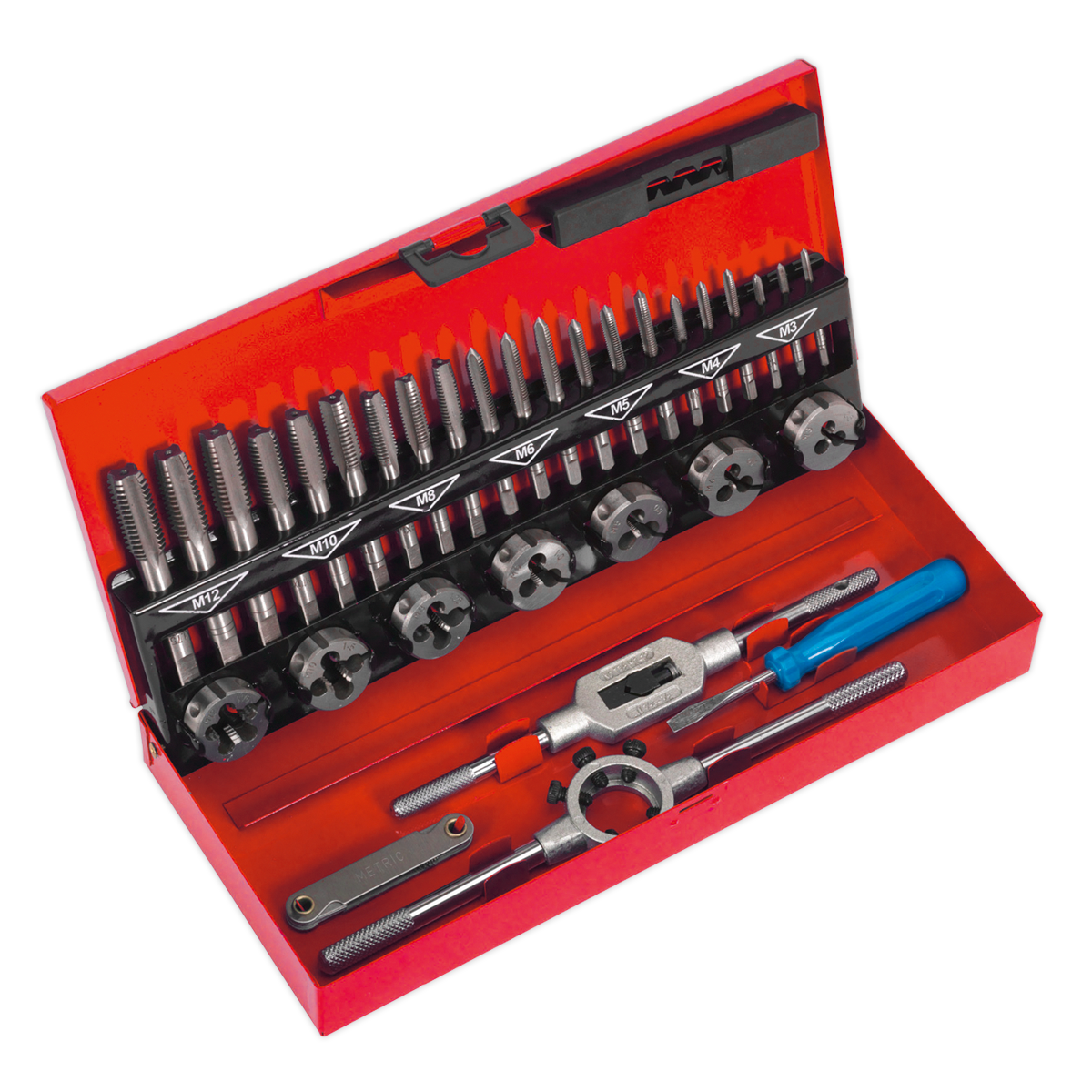 32pc Tap & Die Set Split Dies - Metric