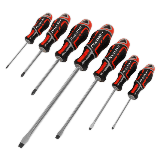 7pc GripMAX® Screwdriver Set - Red