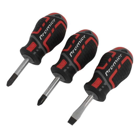 3pc GripMAX® Stubby Screwdriver Set