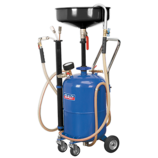 35L Air Discharge Mobile Oil Drainer with Probes