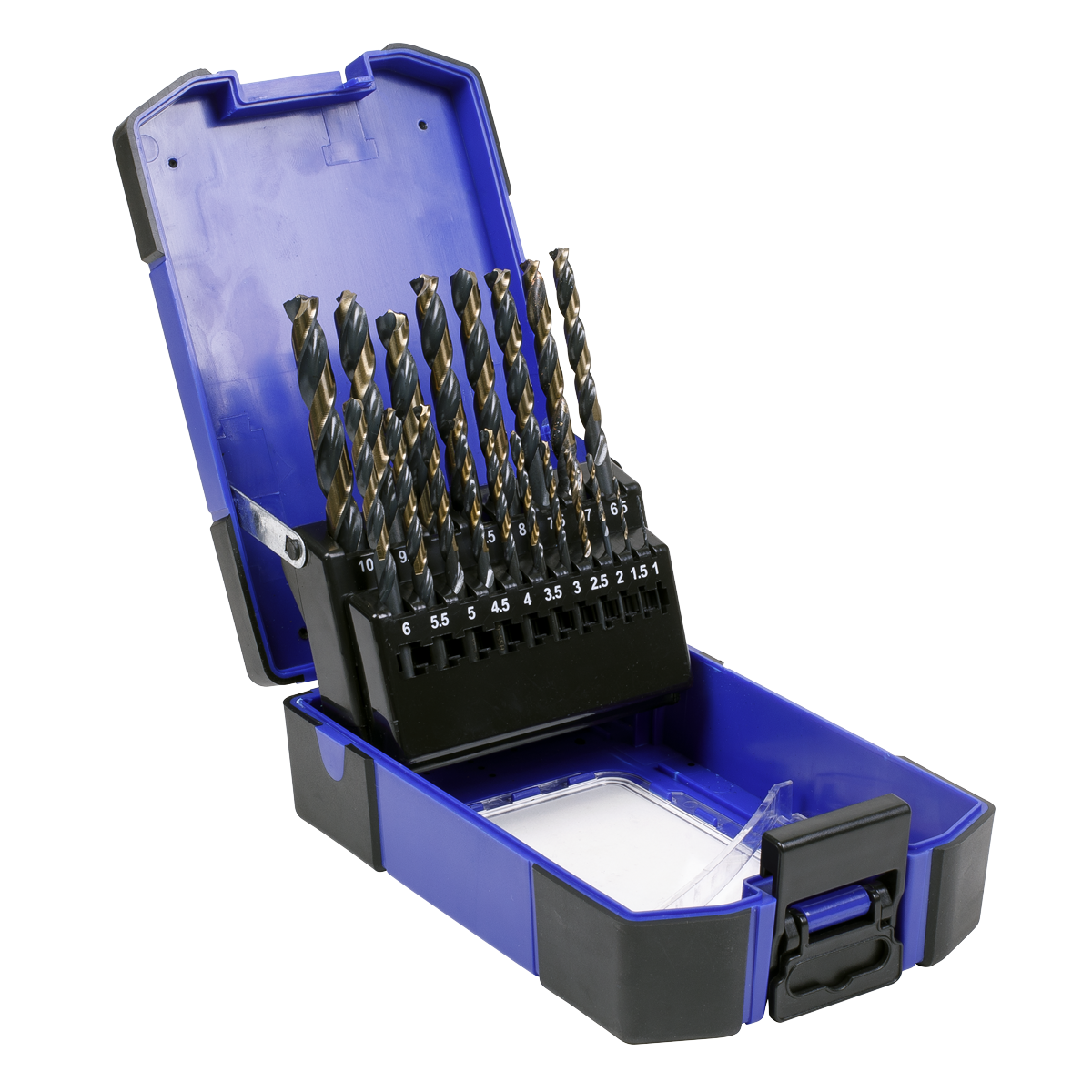 19pc HSS Tri-Point M2 Drill Bit Set