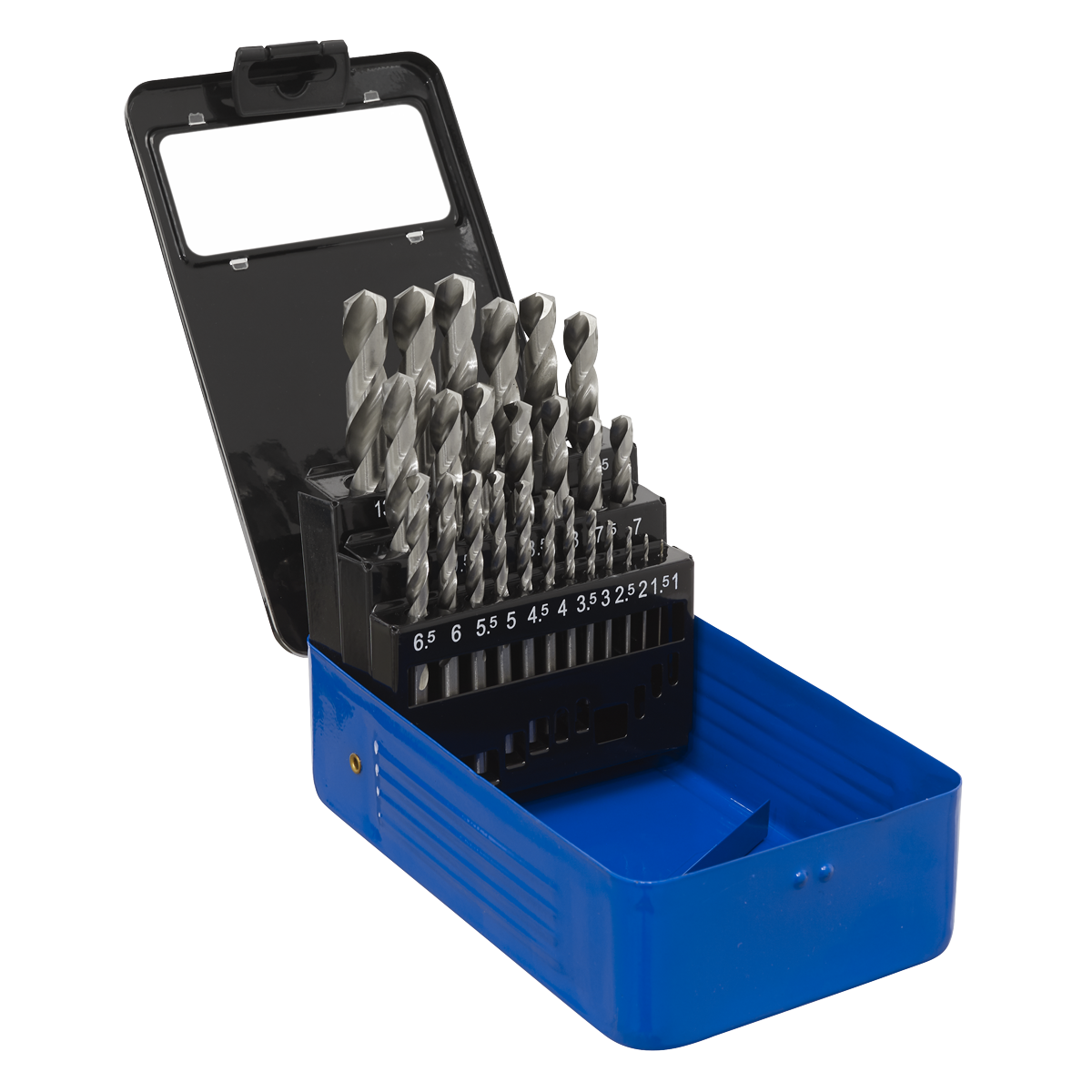 25pc HSS Fully Ground Drill Bit Set