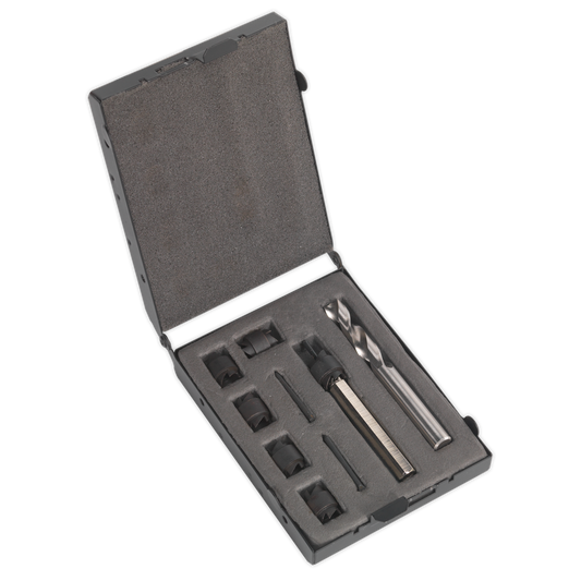 9pc Ø10mm Spot Weld Cutter & Drill Bit Set