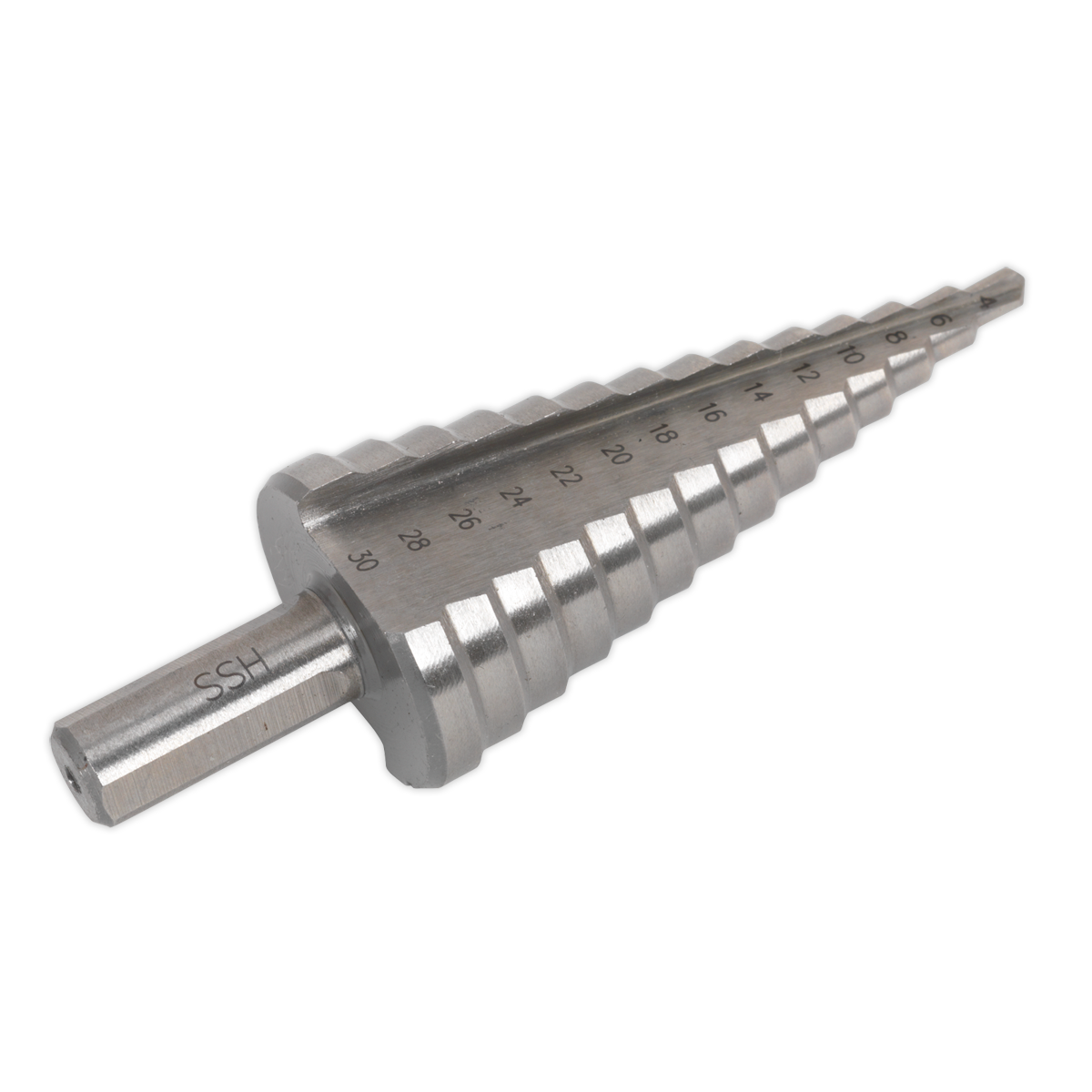 4-30mm Double Flute HSS M2 Step Drill Bit