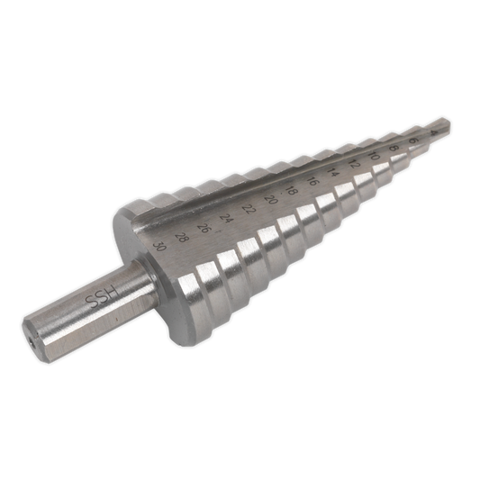 4-30mm Double Flute HSS M2 Step Drill Bit