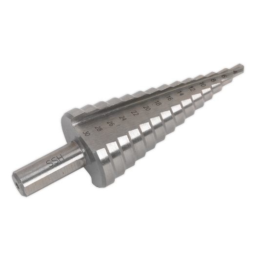 4-30mm Double Flute HSS 4341 Step Drill Bit