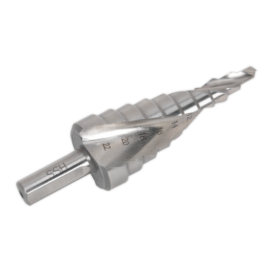 4-22mm Double Spiral HSS 4341 Step Drill Bit