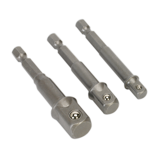 3pc Power Tool Socket Adaptor Set