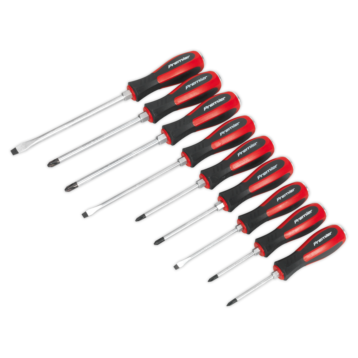 9pc Hammer-Thru Screwdriver Set