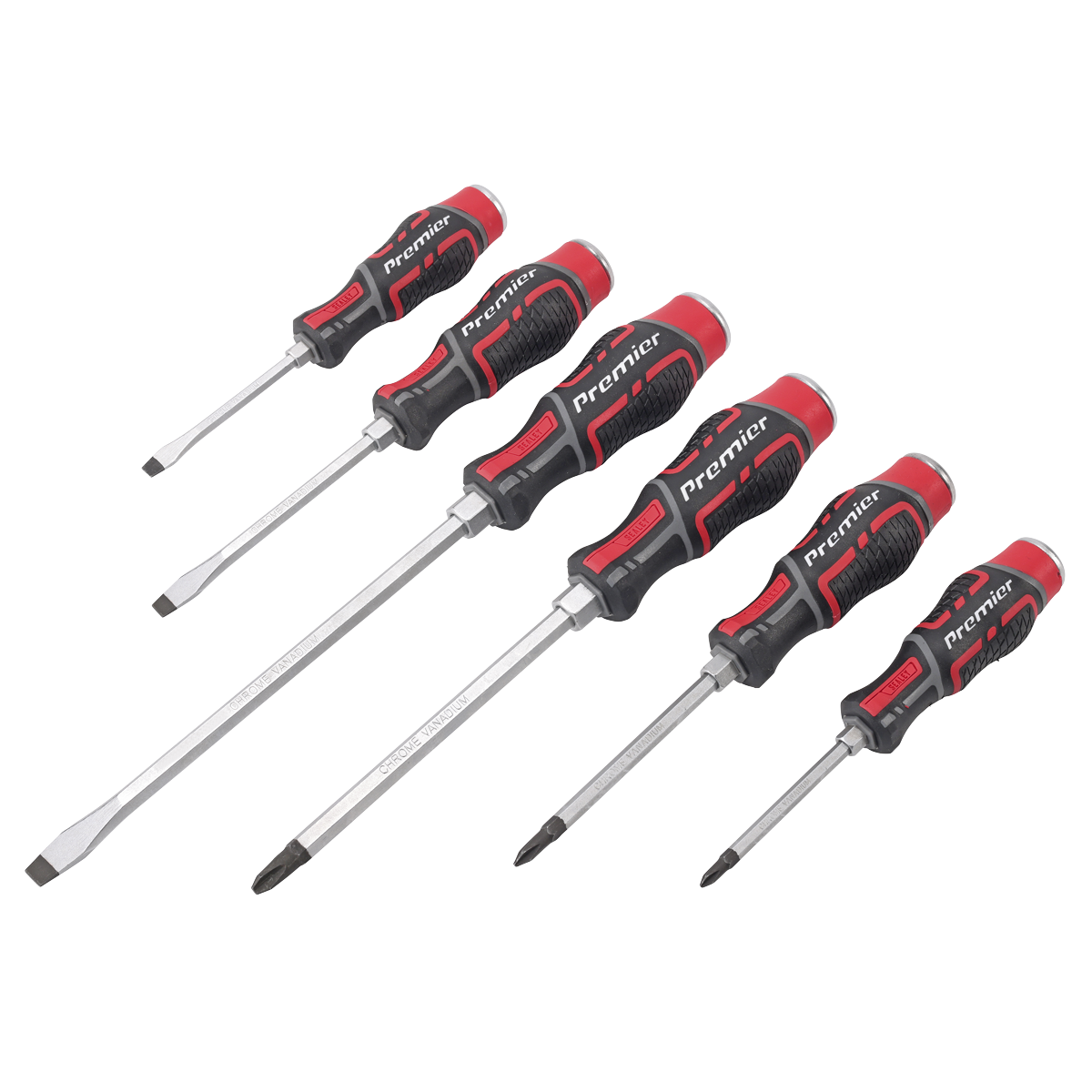 6pc Hammer-Thru Screwdriver Set