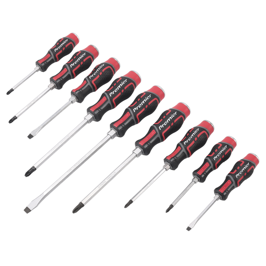 9pc Hammer-Thru Screwdriver Set