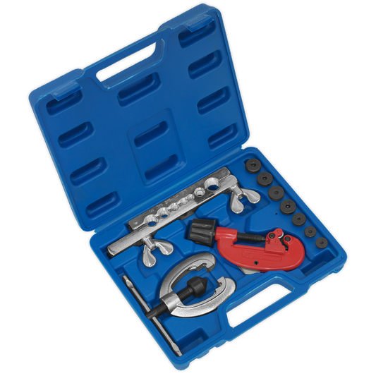 10pc Pipe Flaring & Cutting Kit