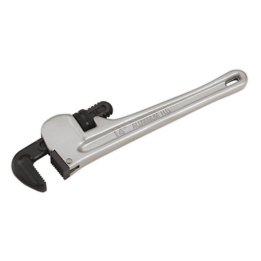 350mm Aluminium Alloy Pipe Wrench - European Pattern