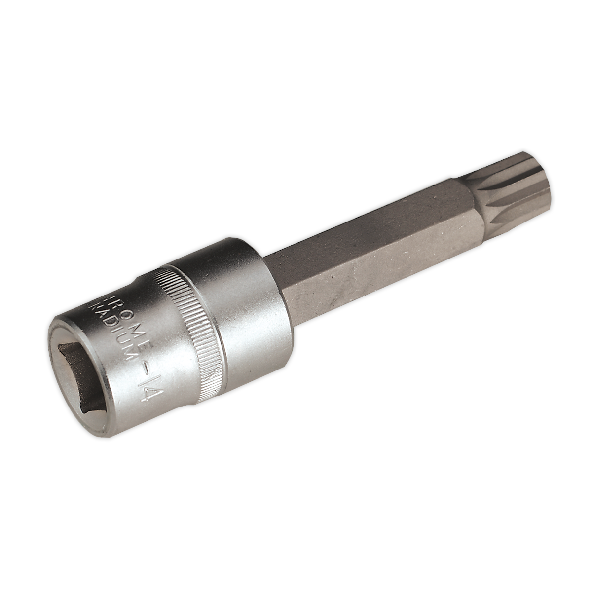 M14 x 100mm 1/2"Sq Drive Spline Socket Bit