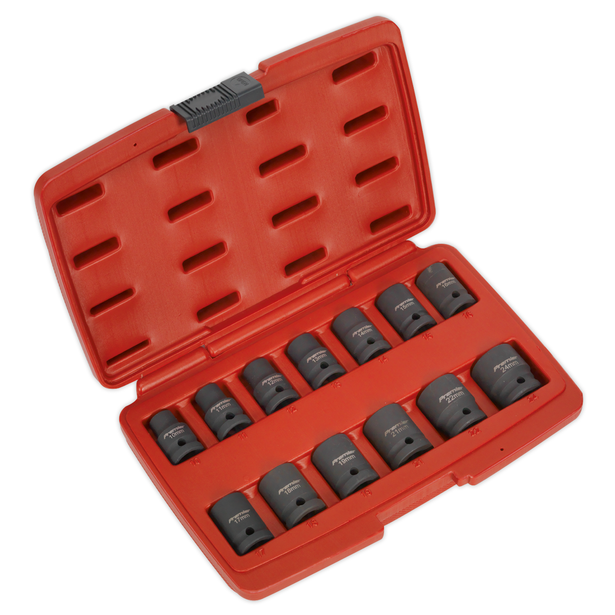 13pc 1/2"Sq Drive Total Drive® Impact Socket Set