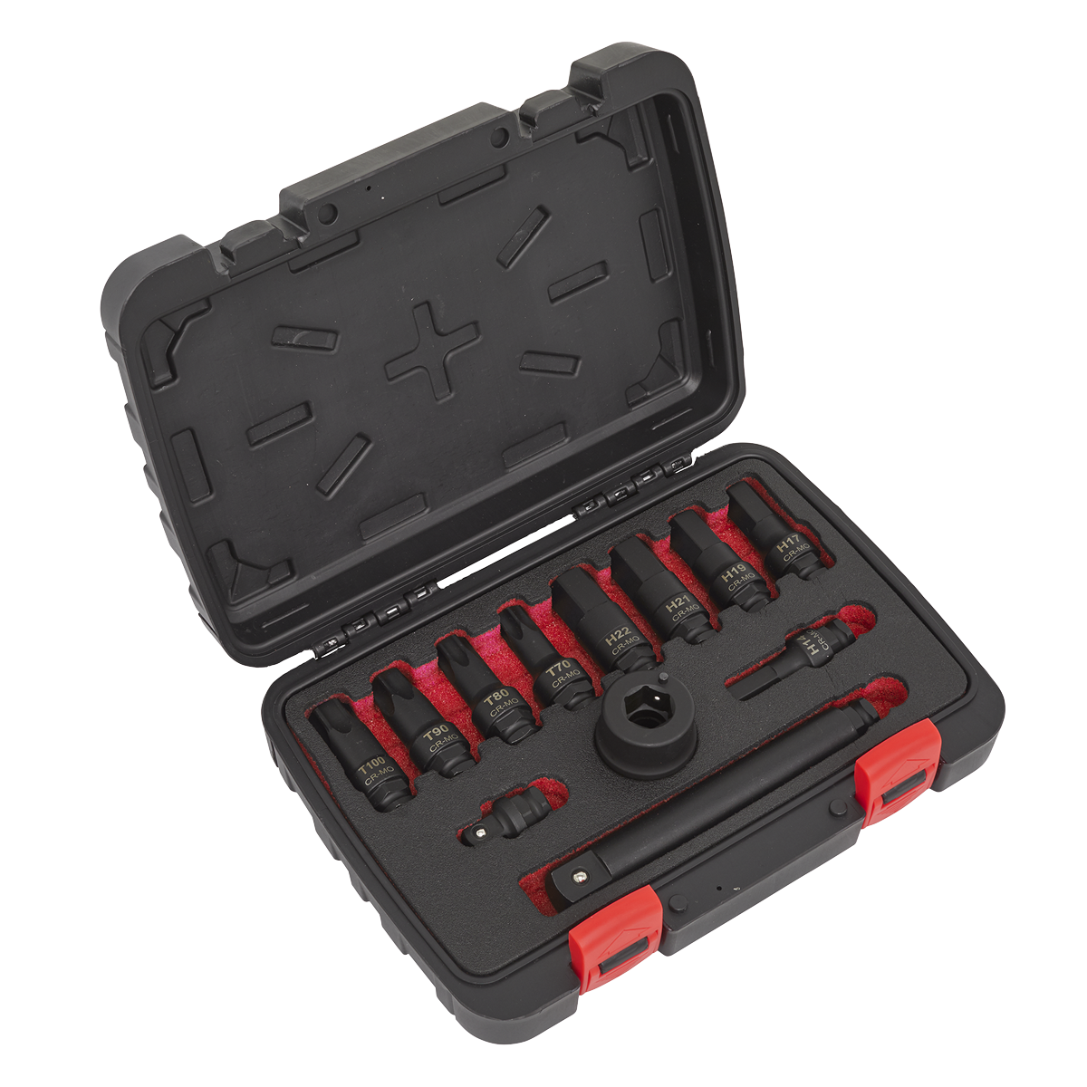 12pc 3/4"Sq Drive Impact Socket Bit & Accessories Set
