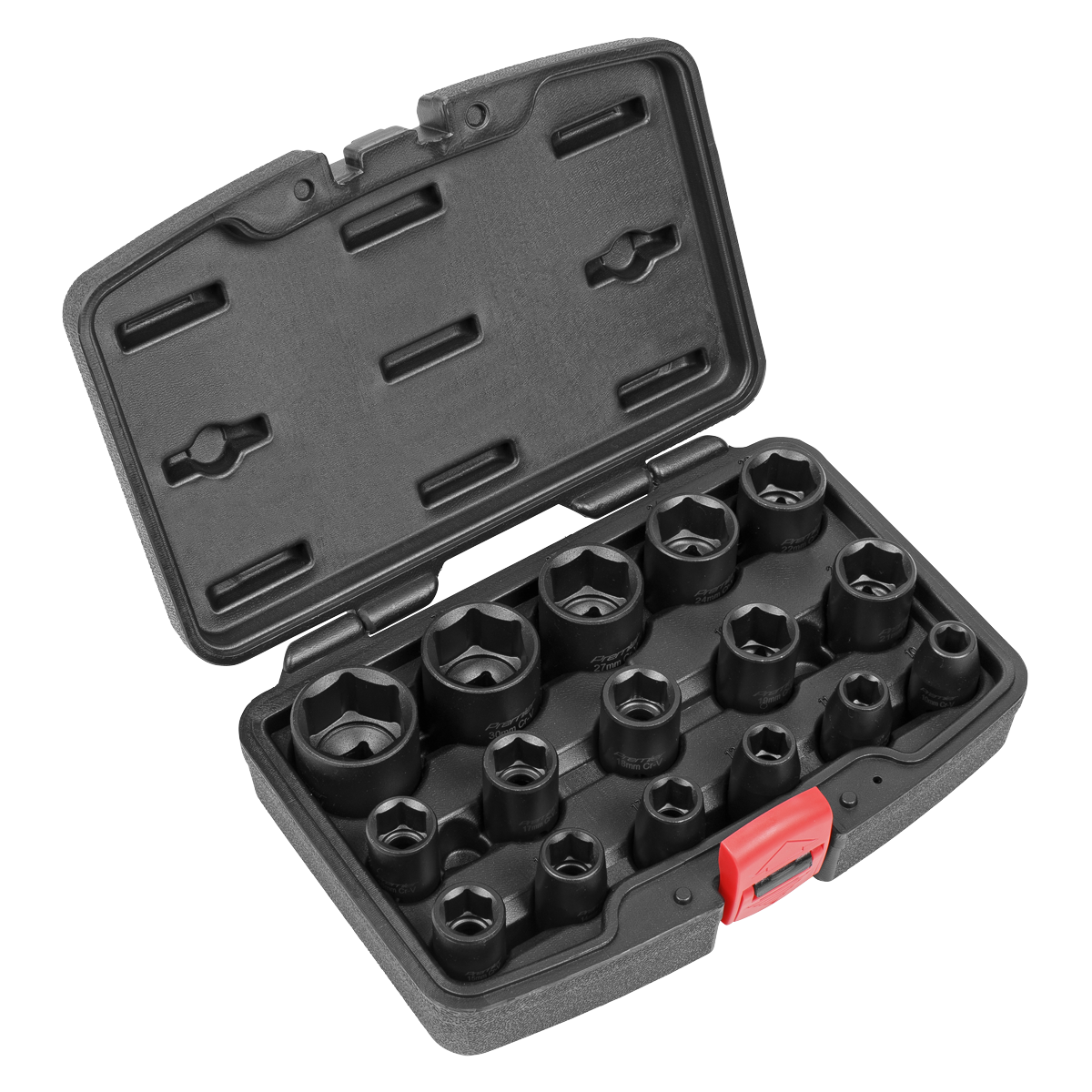 16pc 1/2"Sq Drive Impact Socket Set