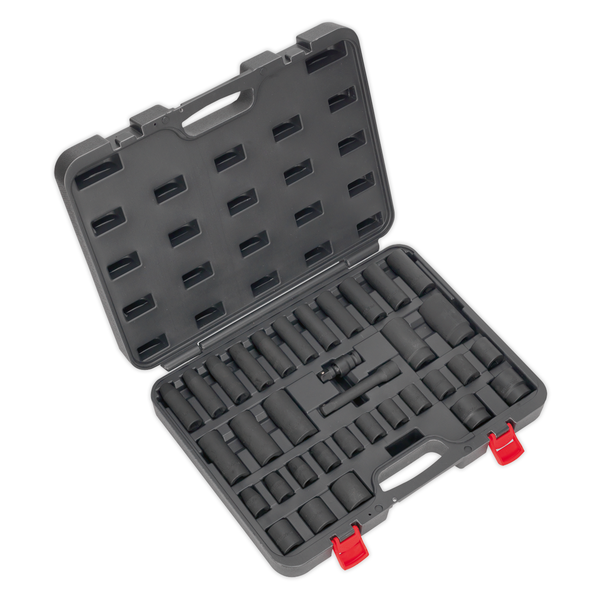 34pc 1/2"Sq Drive Impact Socket Set