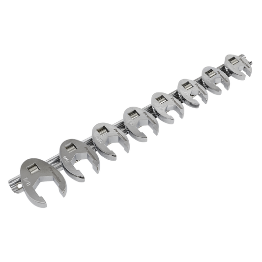 8pc 3/8"Sq Drive Crow's Foot Spanner Set - Imperial