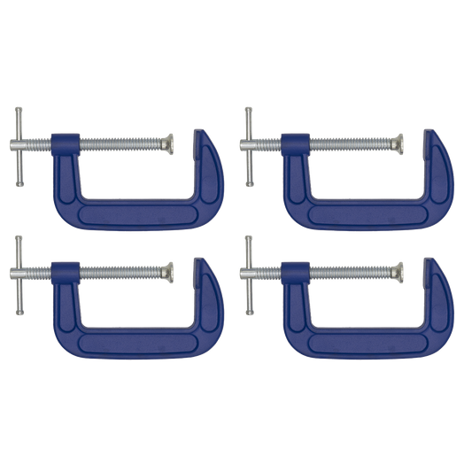 100mm G-Clamp - Pack of 4