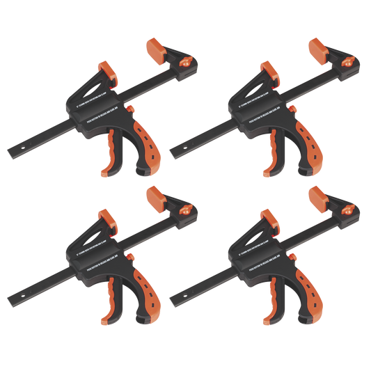 4pc 150mm Ratchet Bar Clamp Set