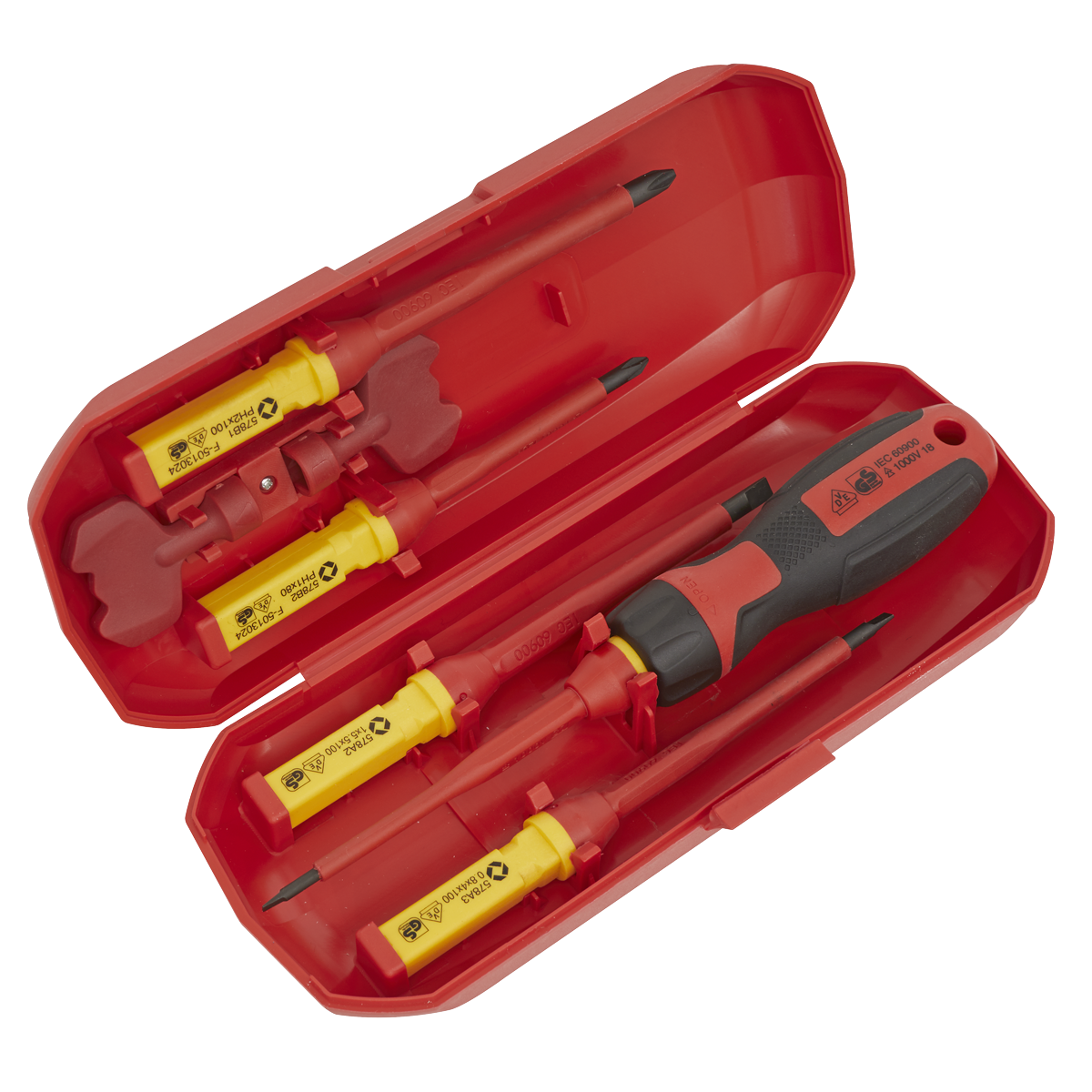 8pc Interchangeable Screwdriver Set - VDE Approved