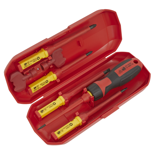 8pc Interchangeable Screwdriver Set - VDE Approved