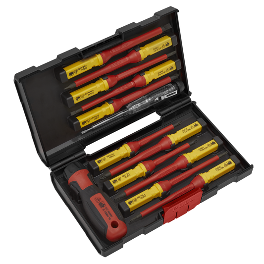 13pc Interchangeable Screwdriver Set - VDE Approved