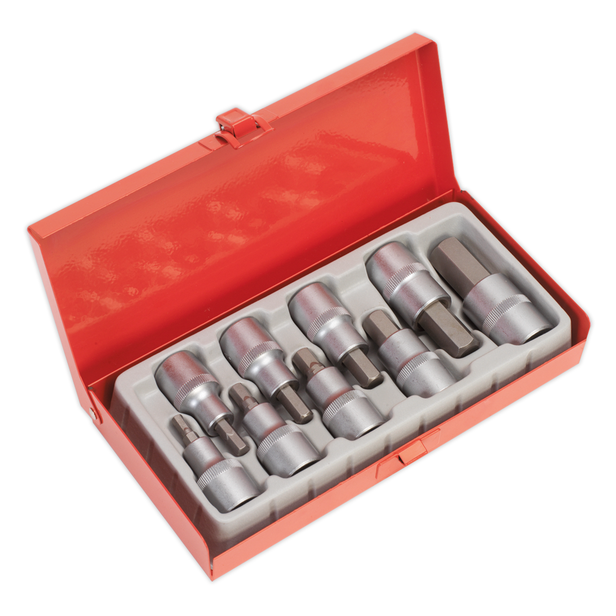 9pc 1/2"Sq Drive Hex Socket Bit Set