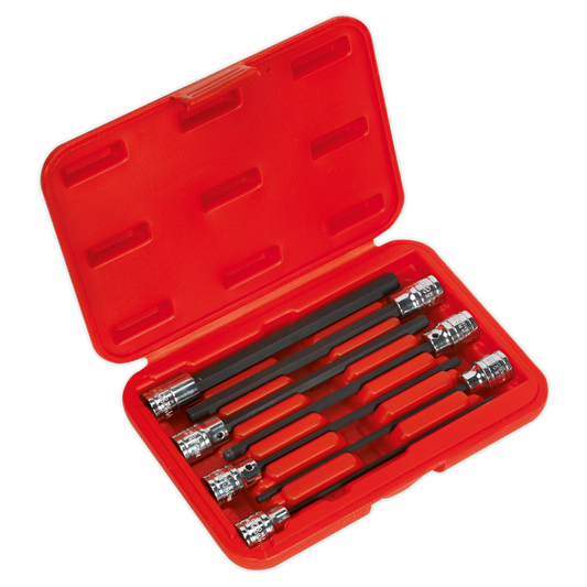 7pc 3/8"Sq Drive Hex Socket Bit Set