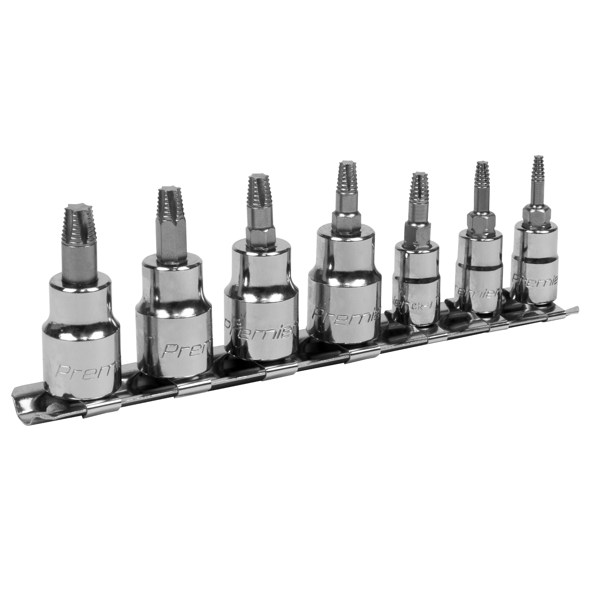 7pc 1/4" & 3/8"Sq Drive Lock-On™ TRX-Star* Socket Bit Set