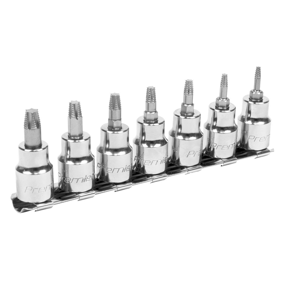 7pc 3/8"Sq Drive Lock-On™ TRX-Star* Socket Bit Set