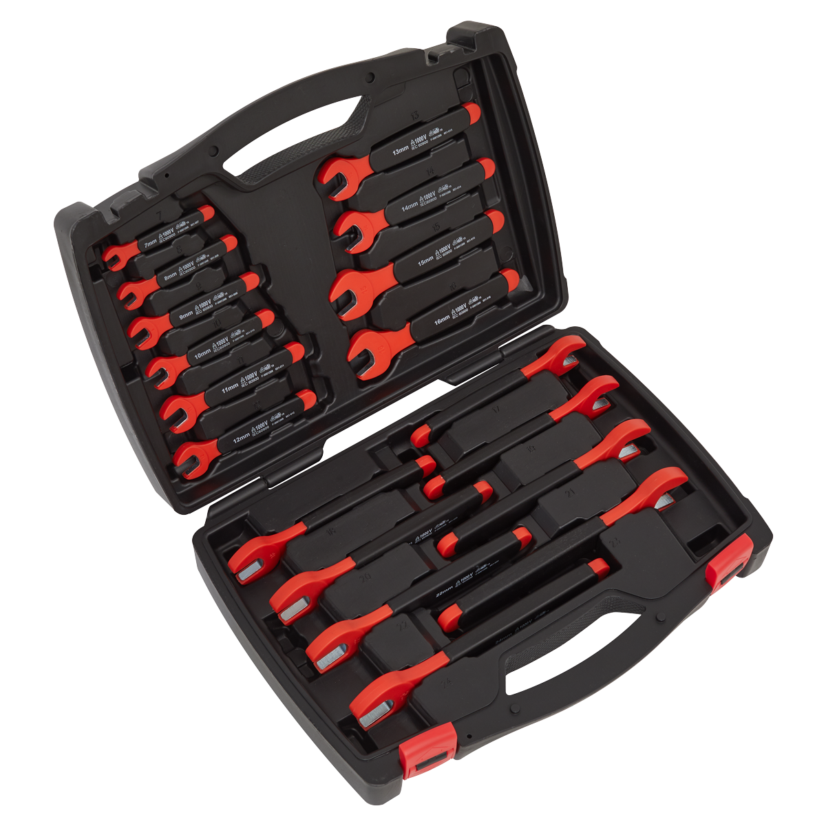 18pc Insulated Open-End Spanner Set - VDE Approved