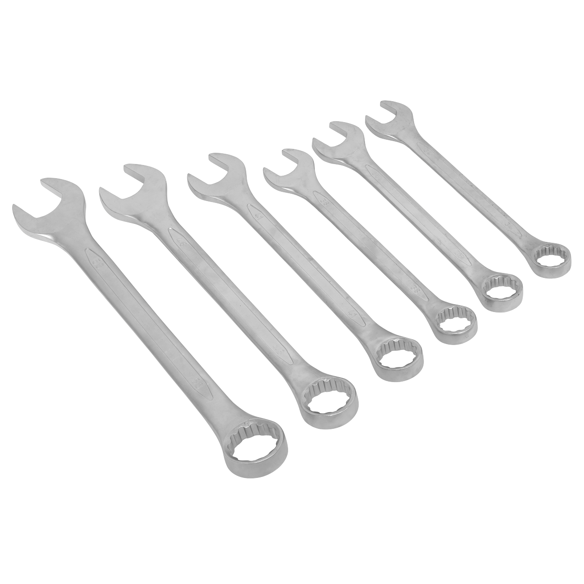 6pc Super Jumbo Combination Spanner Set