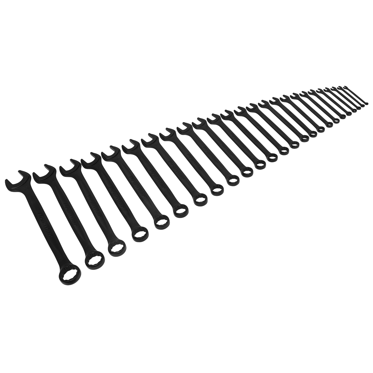 25pc Combination Spanner Set - Black Series