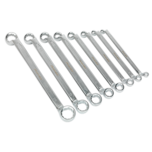 8pc Offset Double End Ring Spanner Set