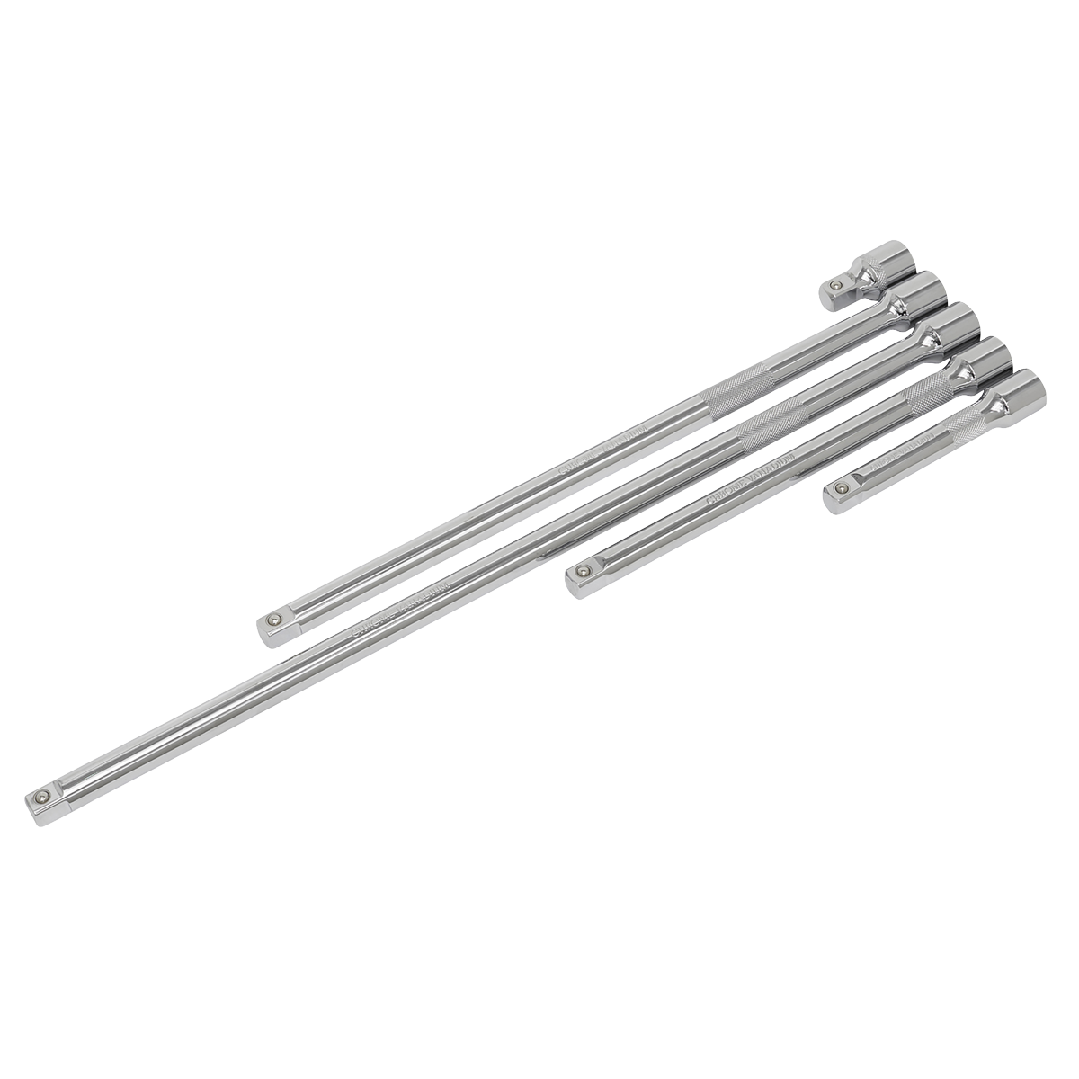 5pc 1/2"Sq Drive Extension Bar Set