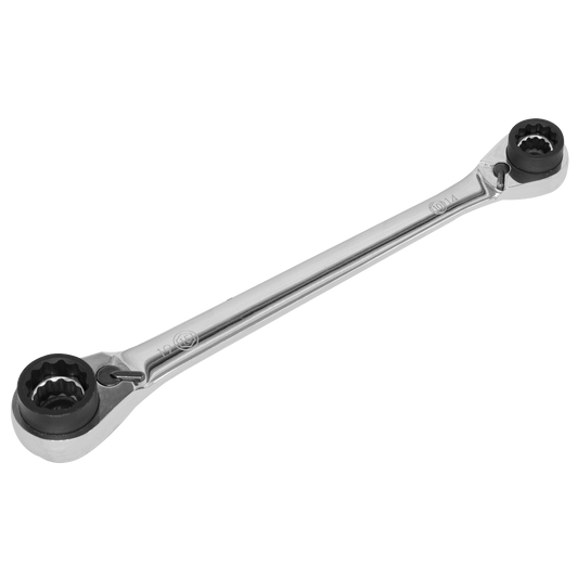 8-in-1 Reversible Ratchet Ring Spanner