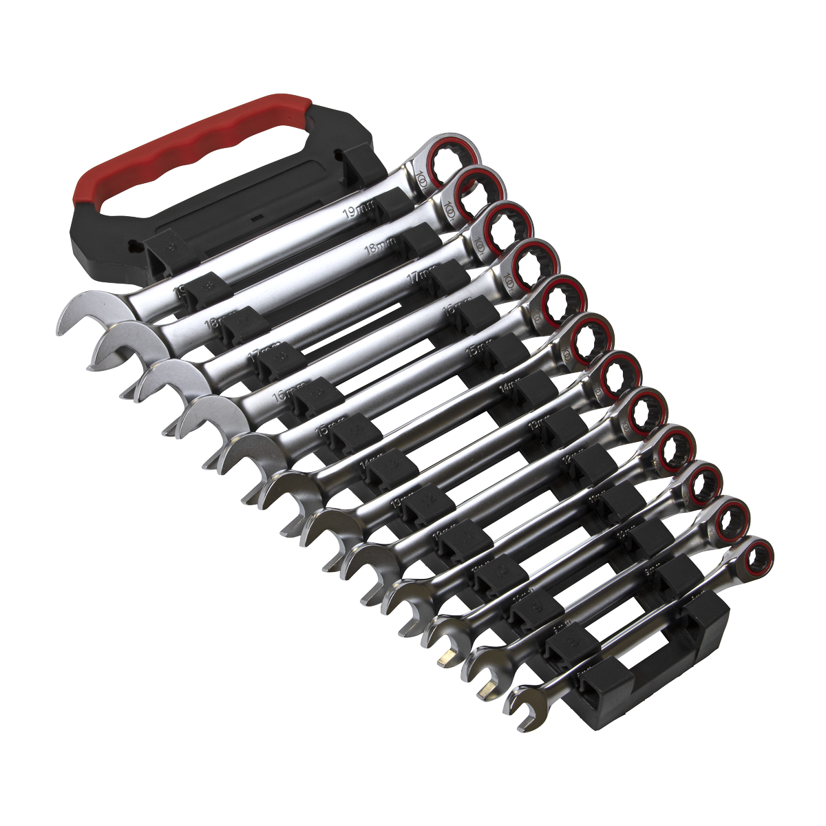 12pc Combination Ratchet Spanner Set - Platinum Series
